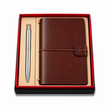 Sheaffer Sentinel G330 Brushed Chrome Ballpoint Pen With Brown Quikrite