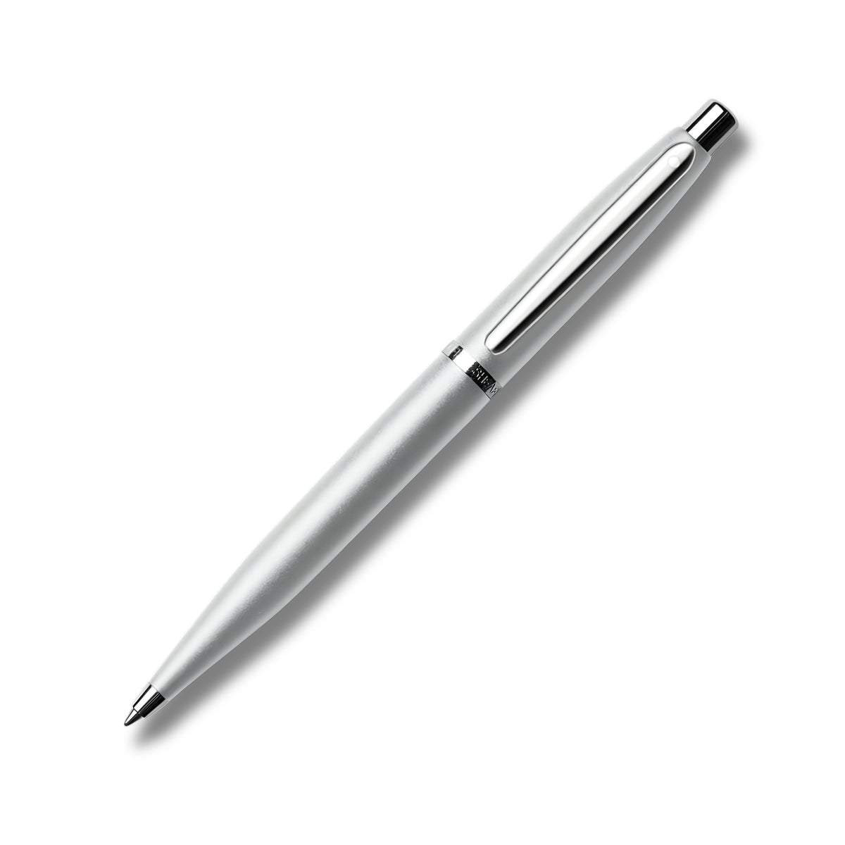 Sheaffer Silver Sheaffer Gift Set ft. Strobe Silver VFM 9400 Ballpoint Pen with Chrome ...