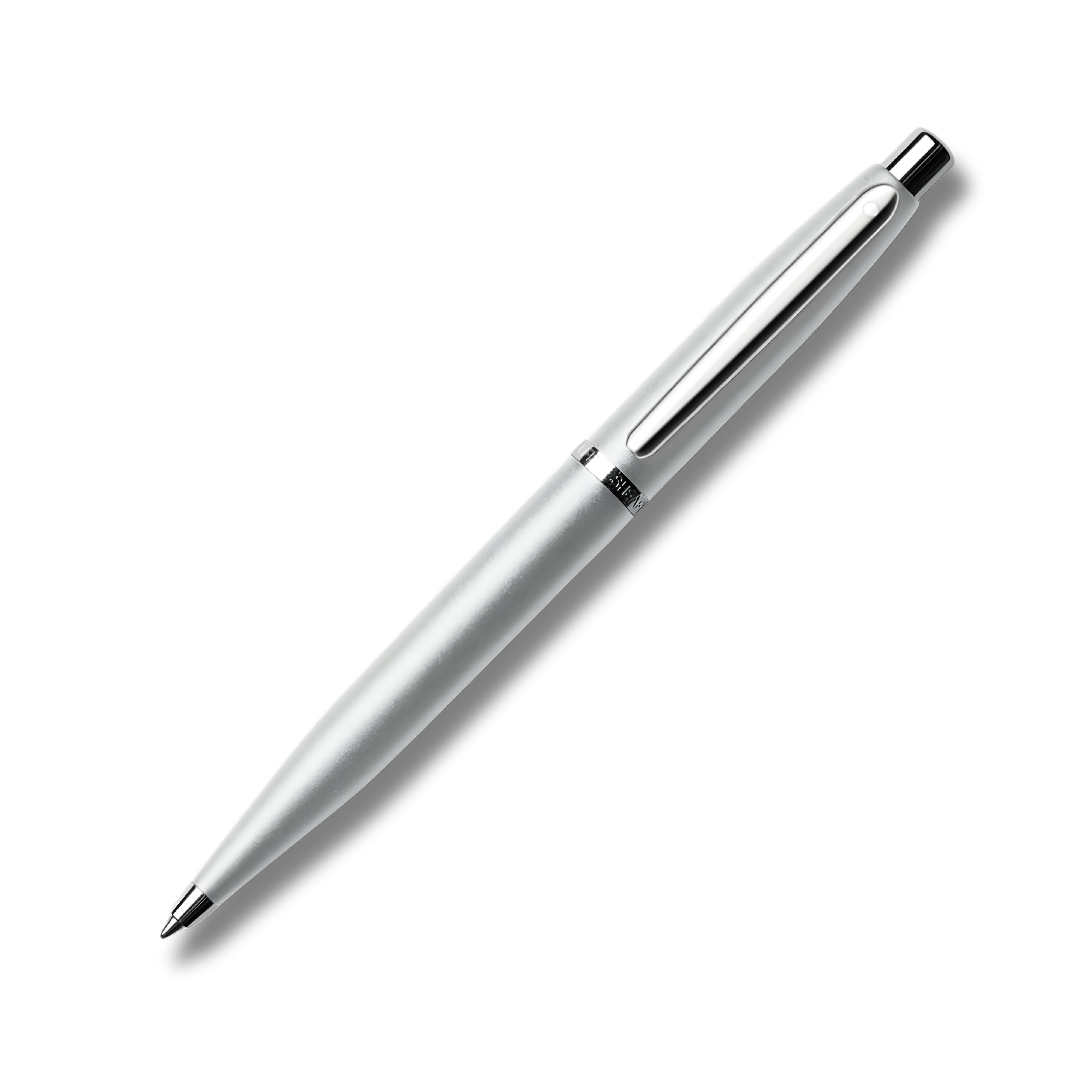 Sheaffer Gift Set ft. Strobe Silver VFM Ballpoint Pen with Chrome Trims and Small Notebook