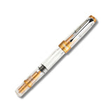 TWSBI Diamond 580ALR Chrome Trim Fountain Pen - Sunset Yellow