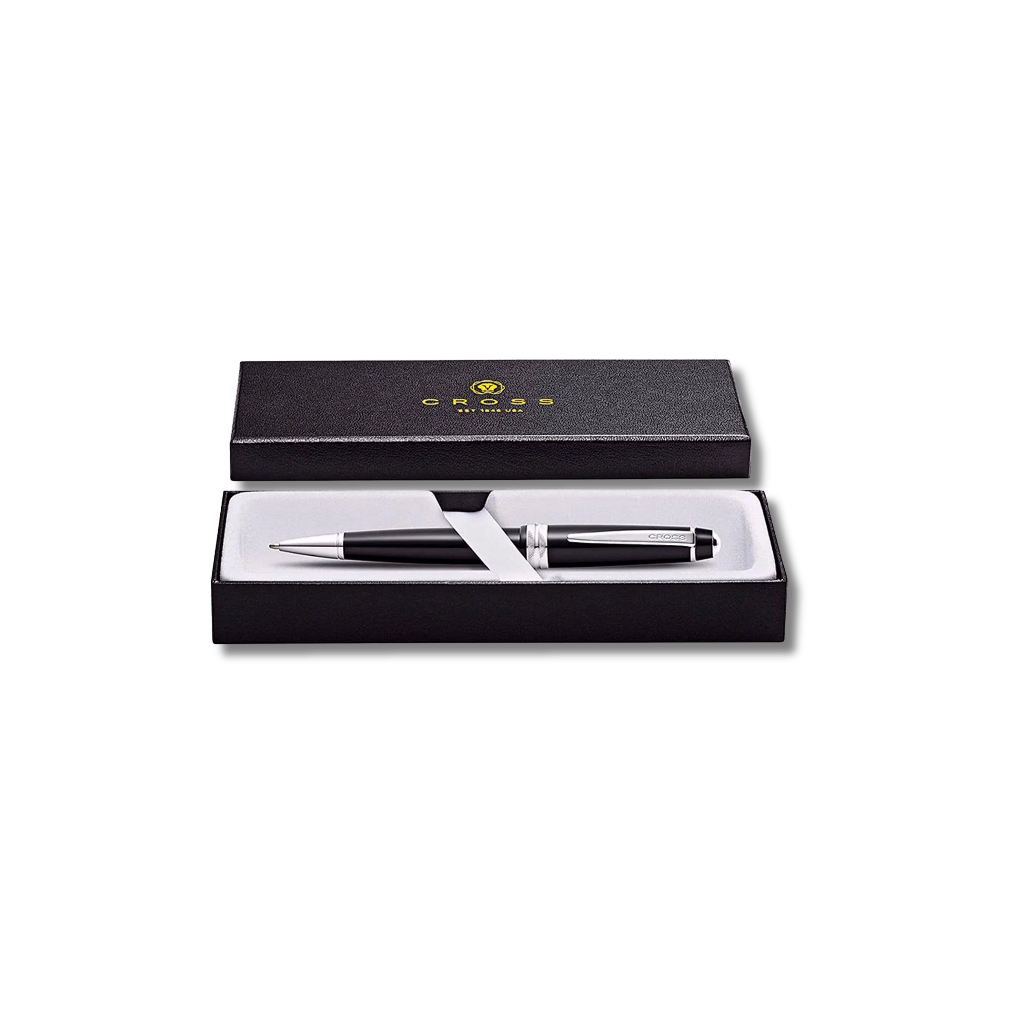 Cross AT0742-1 Bailey Light Ballpoint Pen Black with Chrome Trims